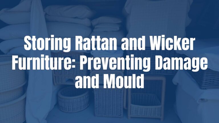 Storing Rattan and Wicker Furniture: Preventing Damage and Mould